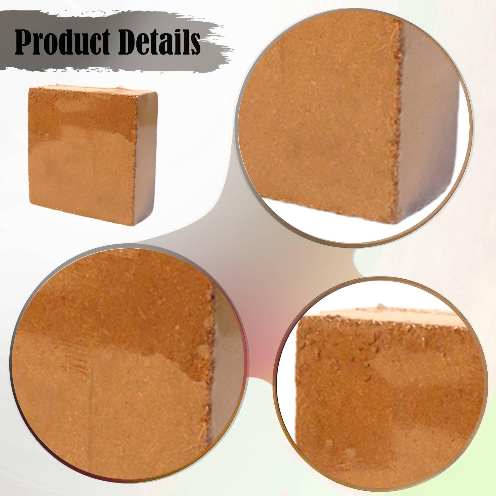 Coco Coir Block - Brique de coco naturelle, substrat de